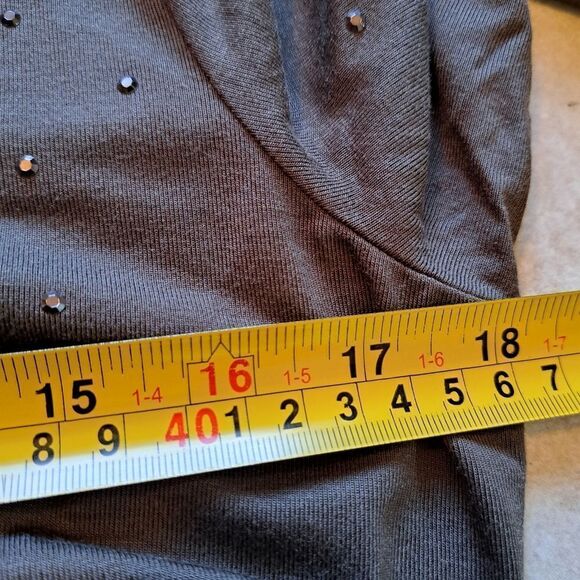 Tommy Bahama Studded Embellished Pullover Ligthweight Mini Dress Pepper Med NWT - Picture 12 of 14